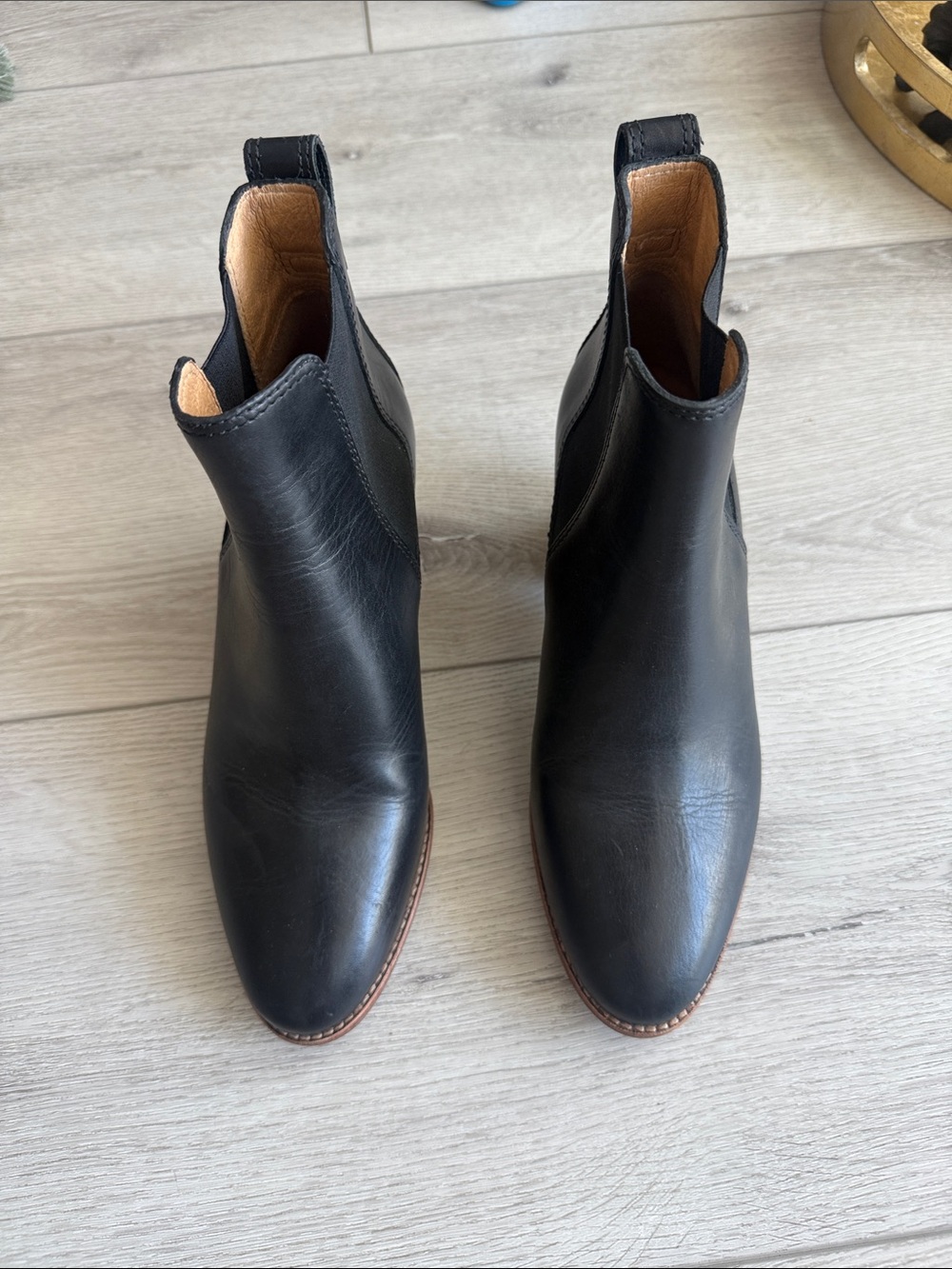 Size 8 Madewell Black Booties